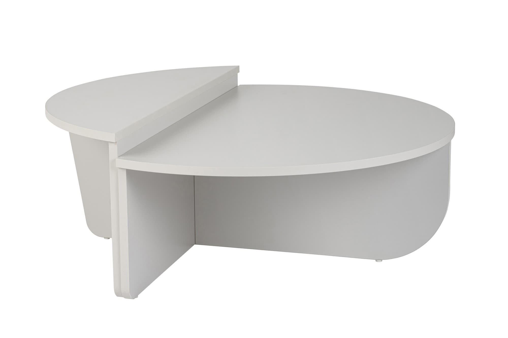 Table basse en bois "Orion" - 90 x 60 x 30 cm - Blanc