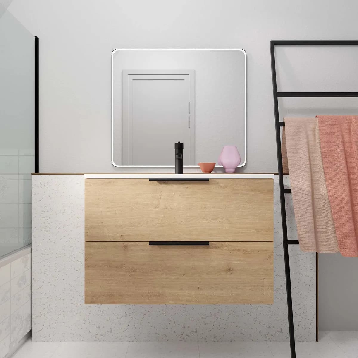 Meuble salle de bain 80 cm