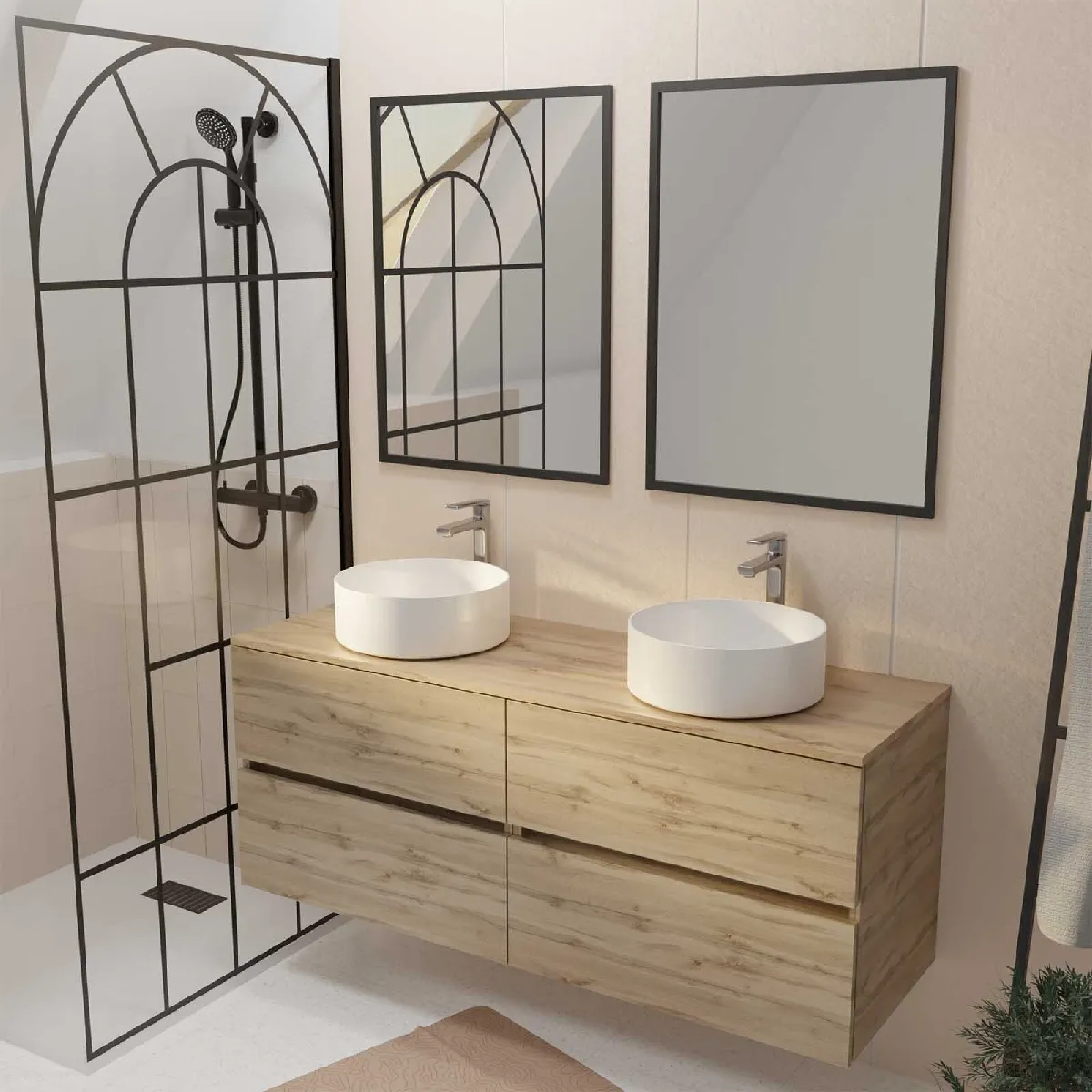 Meuble salle de bain 140 cm