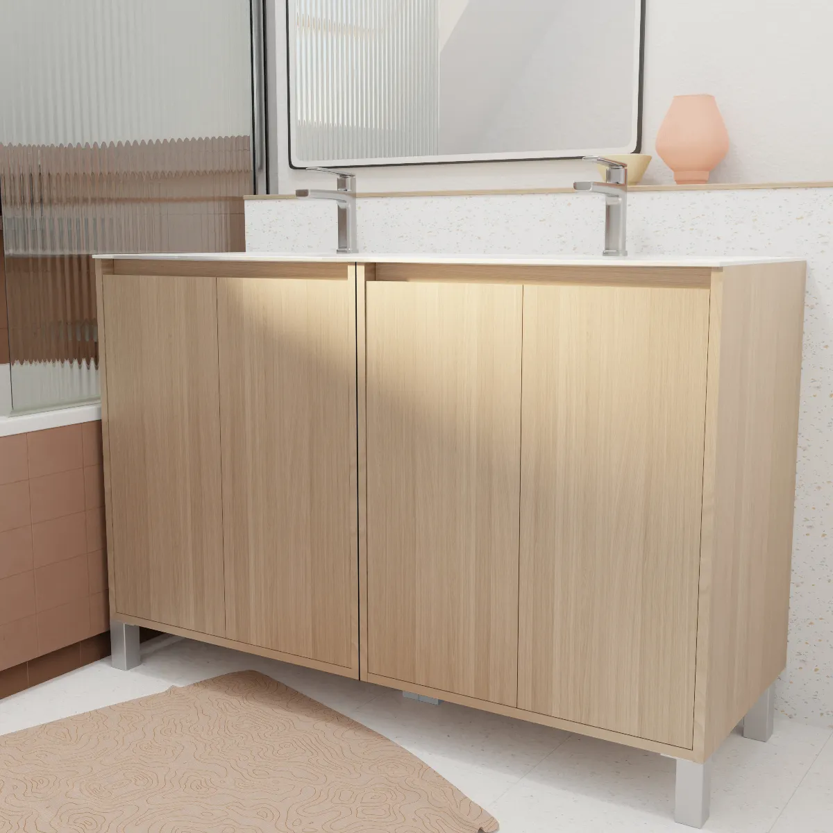 Meuble salle de bain 120 cm