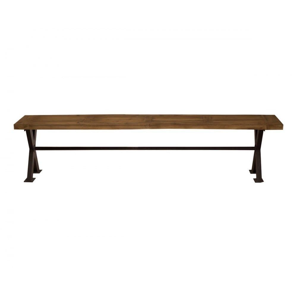 Banc fer bois 250 cm Style Industriel